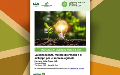 La conoscenza, motore di crescita e di sviluppo per le imprese agricole. Convegno, 11 dicembre 2024