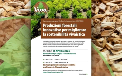 CONVEGNO E WORKSHOP / Progetto VivaBio. Produzioni forestali innovative per migliorare la sostenibilità vivaistica